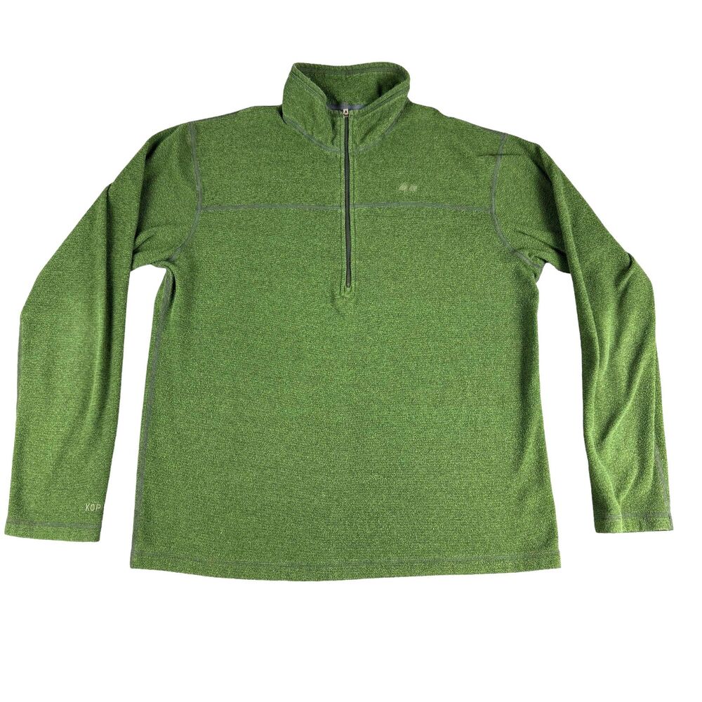 Koppen Pullover Men's Small Green 1/4 Zip Lightweight Hiking Jacket Sweater Top